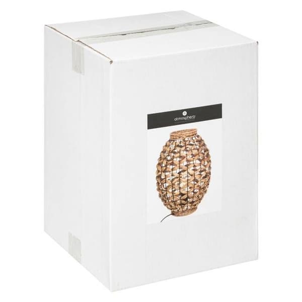 "Lampa 'Sand' - växtfiber H40 cm - Beige - Atmosphera inredningsdesigner"