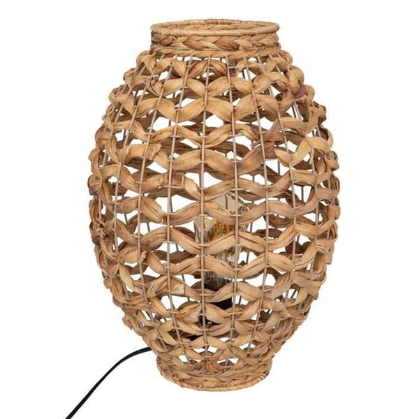"Lampa 'Sand' - växtfiber H40 cm - Beige - Atmosphera inredningsdesigner"