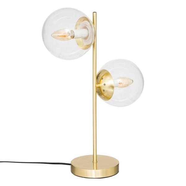 "Lampa 'Samlare' i glas H48cm guld - Guld - Atmosphera inredningsskapare" Guld