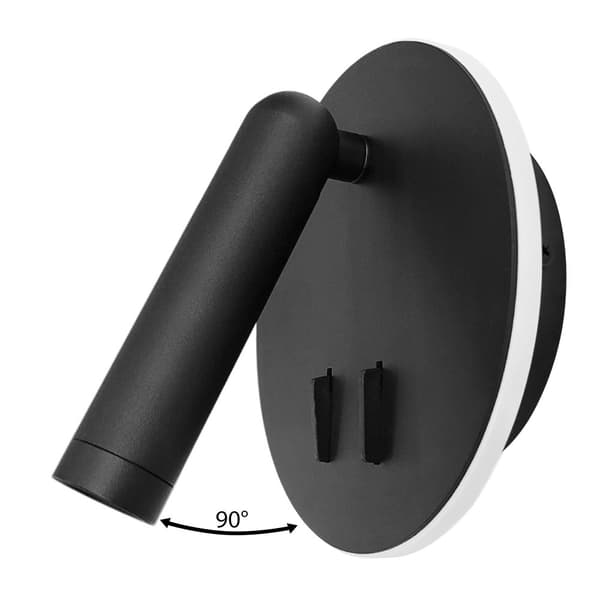 VÆGLAMPE TOOLIGHT APP1614-1W BLACK