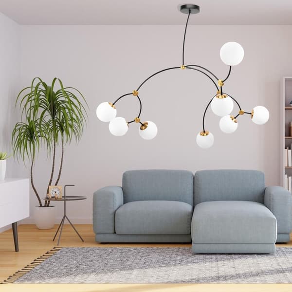 HÆNGENDE LOFTSLAMPE TOOLIGHT APP1673-8CP BLACK