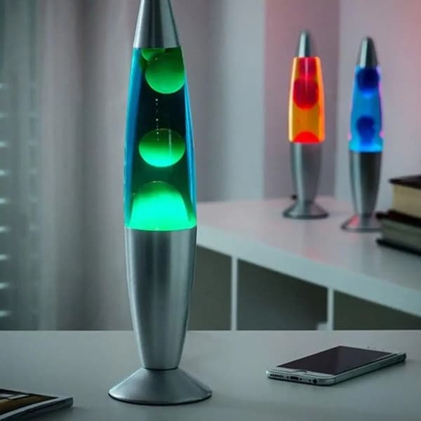 DEKORATIV LAMPA LAVA MAGMA 25W NATTGRÖN