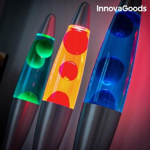 DEKORATIV LAMPA LAVA MAGMA 25W NATTRÖD