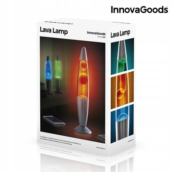 DEKORATIV LAMPA LAVA MAGMA 25W NATTRÖD