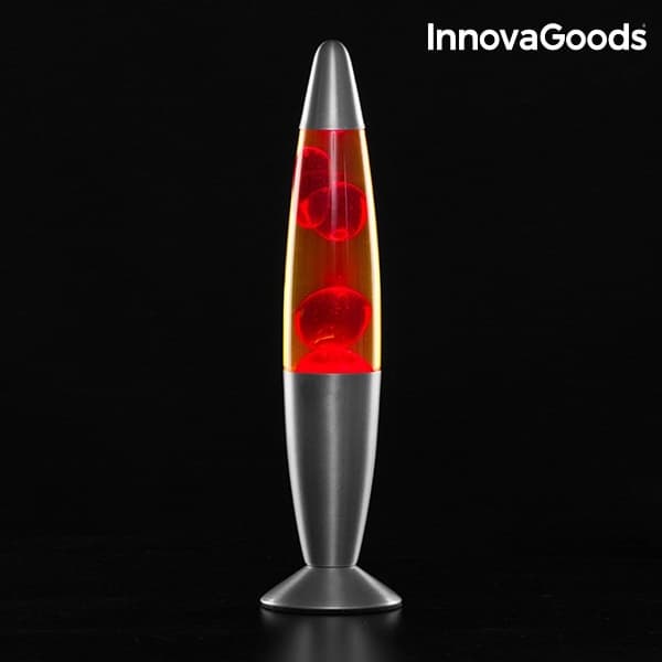 DEKORATIV LAMPA LAVA MAGMA 25W NATTRÖD