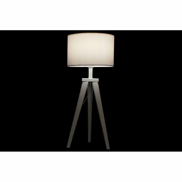 Skrivbordslampa i trä DKD Home Decor 8424001807918