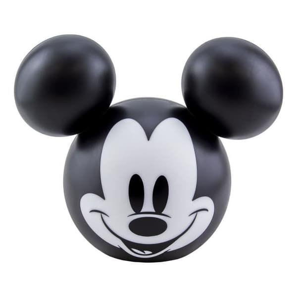 3D Musse Pigg-lampa - Disney - Batteridriven - Svart