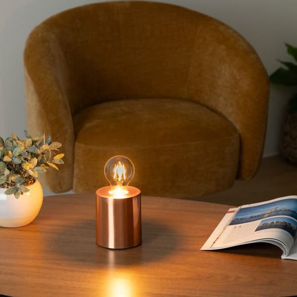 Bordslampa - ATMOSPHERA - Saba - Koppar - H 10,5 cm
