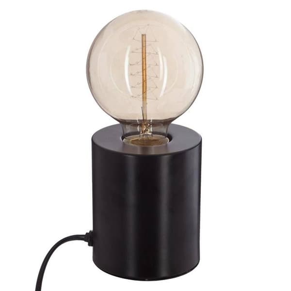 Svart "Saba" baslampa - metall H11 cm - Svart - Atmosphera inredningsarkitekt