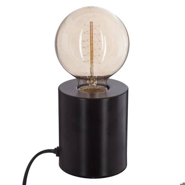Svart "Saba" baslampa - metall H11 cm - Svart - Atmosphera inredningsarkitekt