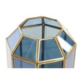 Miniatyrbild 4 av 4: skrivbordslampa blåguld glas 220 v mässing 50 w modern (18 x 19 x 29 cm)