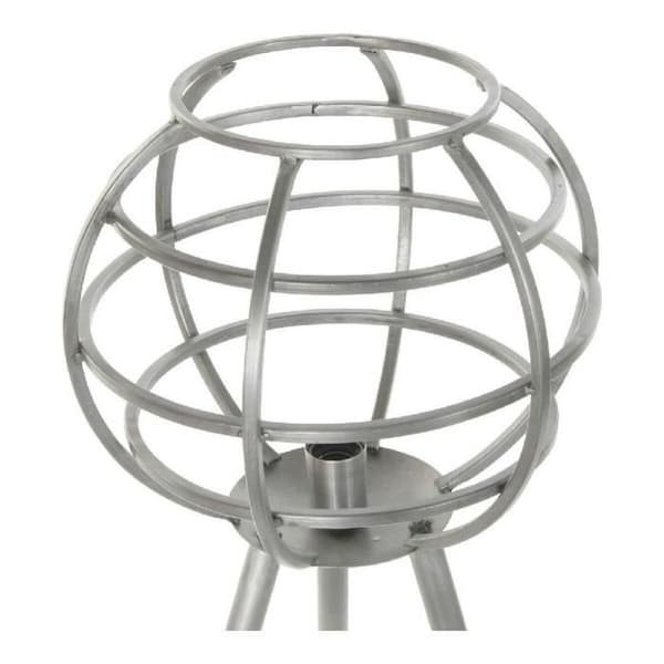 mörkgrå skrivbordslampa i metall (50 x 50 x 98 cm)