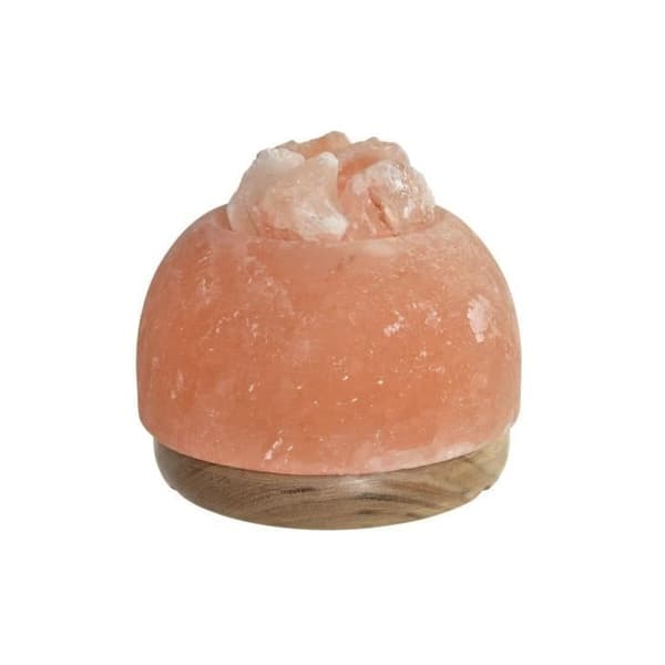 Orange salt ljus dekoration 15 W 16 x 16 x 18 cm - Acacia - Bordslampa
