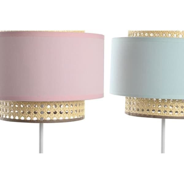 Skrivbordslampa metall grön ljus rosa - Urban - 220V 50W 26x26x55 cm (2 enheter)