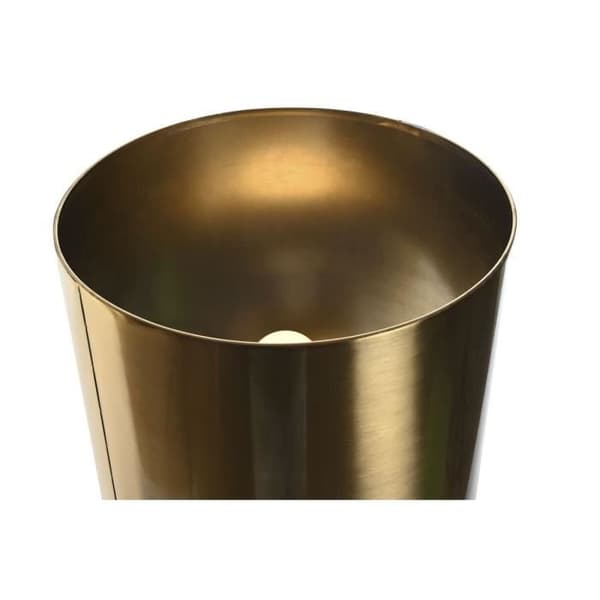 guld metall skrivbordslampa 25 x 25 x 56 cm 220 v 50 b 25 x 25 x 60 cm