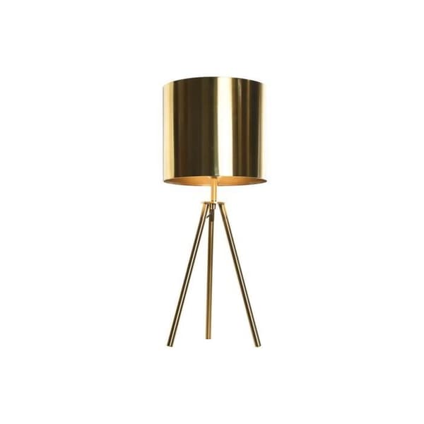 guld metall skrivbordslampa 25 x 25 x 56 cm 220 v 50 b 25 x 25 x 60 cm