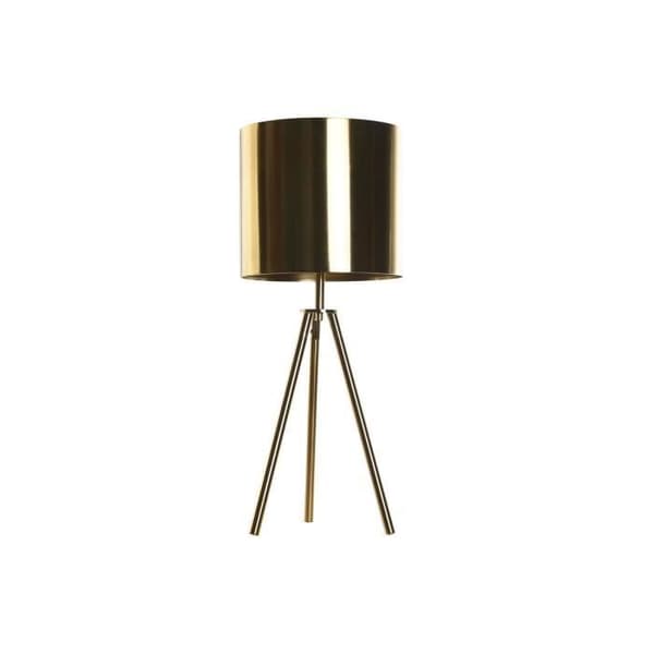 guld metall skrivbordslampa 25 x 25 x 56 cm 220 v 50 b 25 x 25 x 60 cm