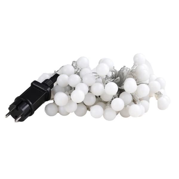 LED-belysning 80 färgglada kulor