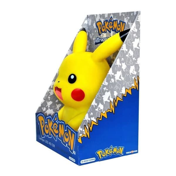 POKEMON Pikachu Ljusfigur 40 cm - Nattlampa för barn