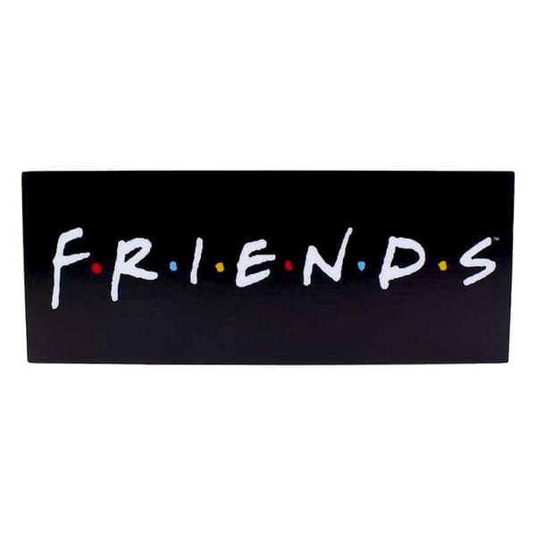 Friends Logo Light Lamp - PALADONE - Svart, Vit - USB Uppladdningsbar - LED - Modern - Design