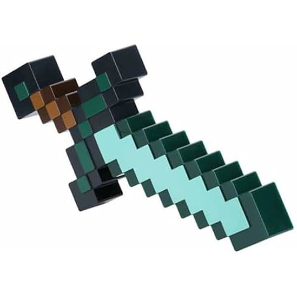Minecraft Diamond Sword Lamp - Paladone - 3 dynamiska ljuslägen - USB eller batteridriven