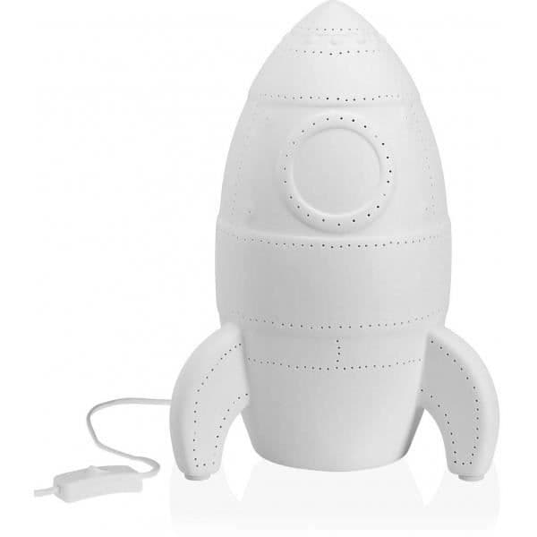Rocket bordslampa i porslin Vit