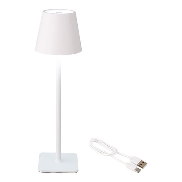 LED-pöytälamppu Lumineo 894378 Valkoinen Metalli 37 cm Ladattava