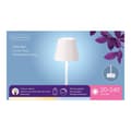 Miniatyrbild 2 av 2: Bordslampa LED Lumineo 894378 Vit Metall 37 cm Laddningsbar
