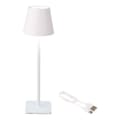 Miniatyrbild 1 av 2: Bordslampa LED Lumineo 894378 Vit Metall 37 cm Laddningsbar