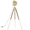 Miniatyrbild 4 av 11: Golvlampa massivt mangoträ 193 cm