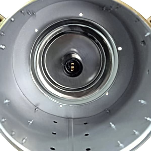 Golvlampa massivt mangoträ 193 cm