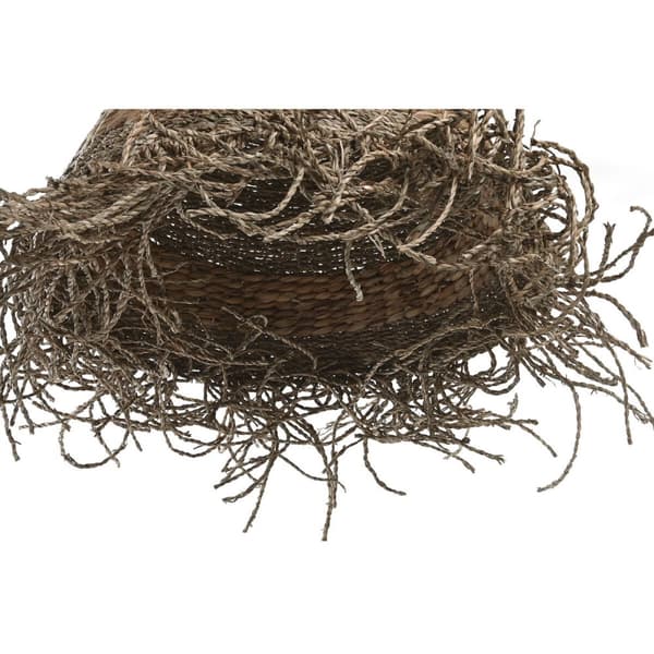 Lampeskærm DKD Home Decor 56 x 56 x 52 cm Natur Havgræs Boho
