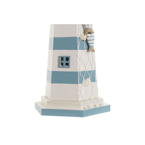 Lysdekoration Home ESPRIT Træ Sømand Lyssignal 14 x 14 x 40 cm (2 enheder)