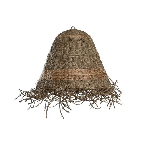Lampeskjerm DKD Home Decor 56 x 56 x 52 cm Naturell Sjøgress Boho