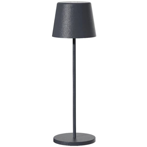 Trådlös LED-bordslampa KELLY ROCK Grå Metall H38CM