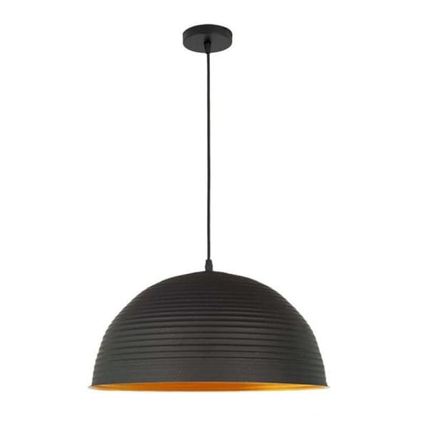 Homestyle Pro MK101-GB Industriel Pendel 42x22 cm Sort/Guld/Metal