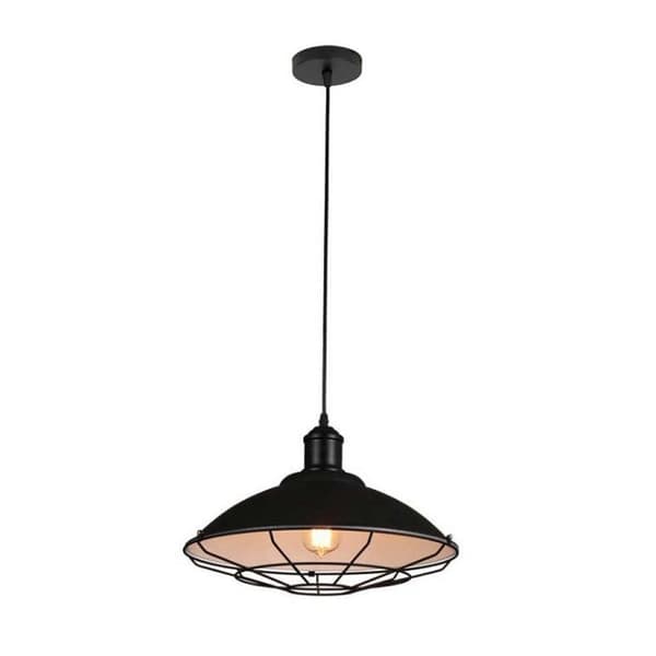 Homestyle Pro MK106-BB teollisuusriippuvalaisin 40x25 cm musta/valkoinen/metalli