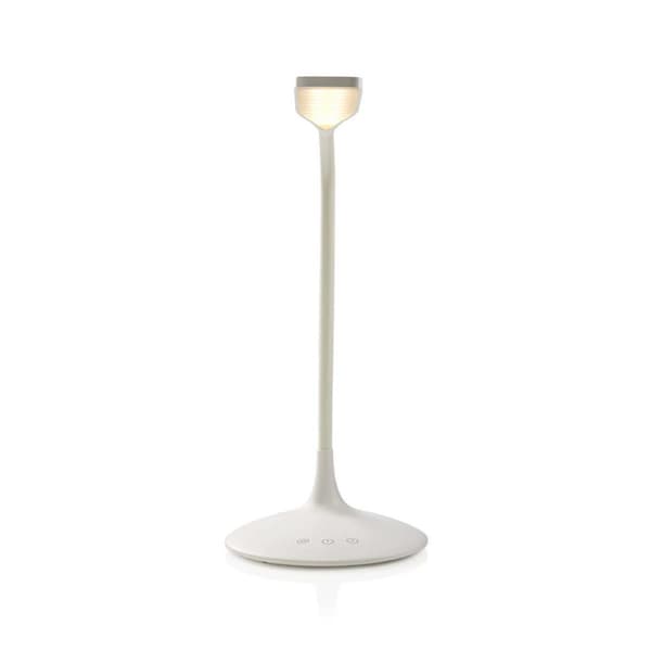 Nedis LTLG3M1WT2 Dæmpbar LED-bordlampe Touch Control 3 lystilstande Genopladeligt batteri 250 Lm