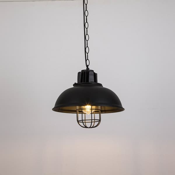 Homestyle Pro MK107-BB Industriel Pendel 33x26 cm Sort/Metal