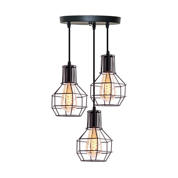 Homestyle Pro MK021-B Industrial Pendel Lamper Sort/Metal