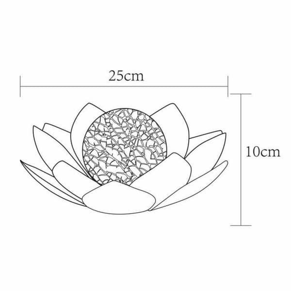 Solcellelampe Galix Åkande 25 cm
