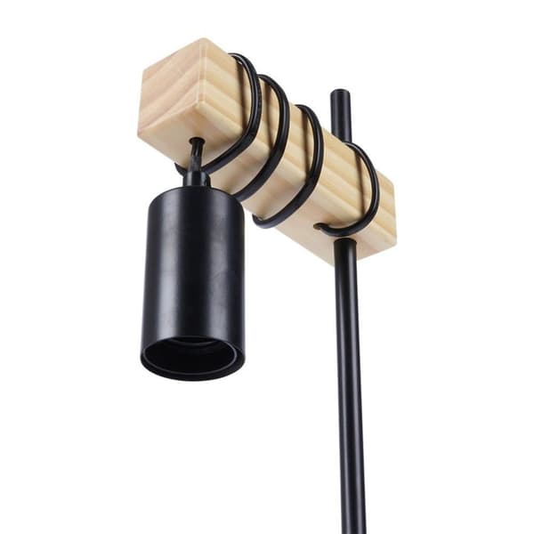 Sort bordlampe 51 cm