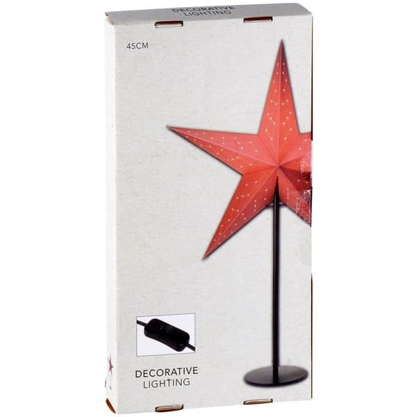 Bordlampe af papir 45x13x70 cm
