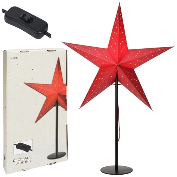 Bordlampe af papir 45x13x70 cm