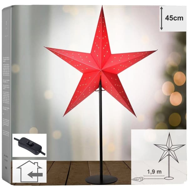 Bordlampe af papir 45x13x70 cm