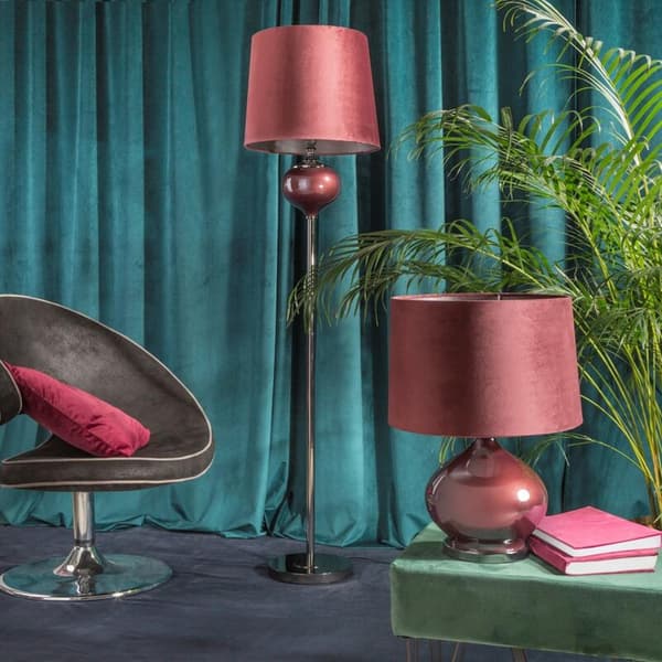 BETH LAMPE 41 X 41 X 172 CM BURGUNDY