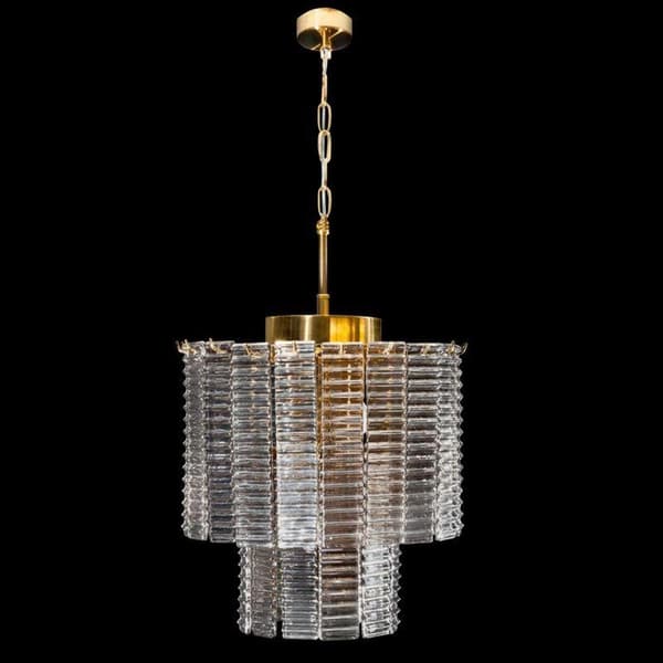 LAMPA DAHLIA (02) FI 32 X 40 CM GULD