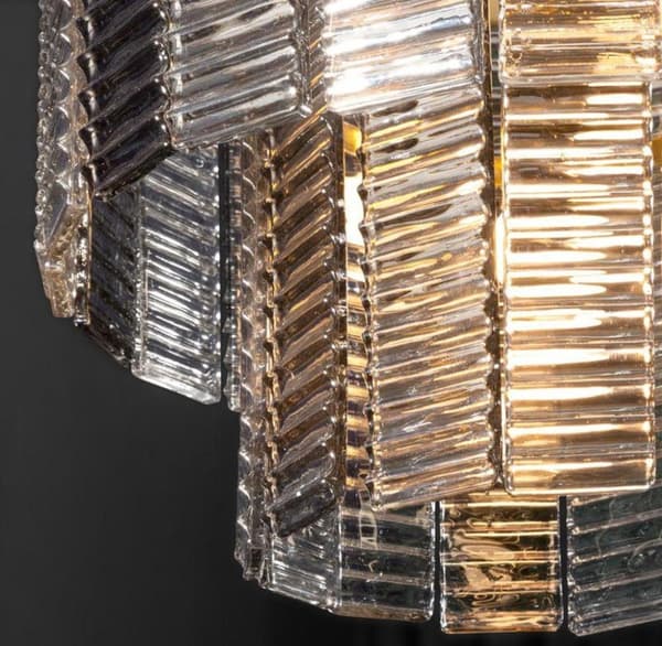 LAMPA DAHLIA (02) FI 32 X 40 CM GULD