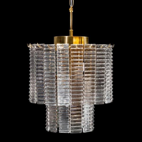 LAMPA DAHLIA (02) FI 32 X 40 CM GULD