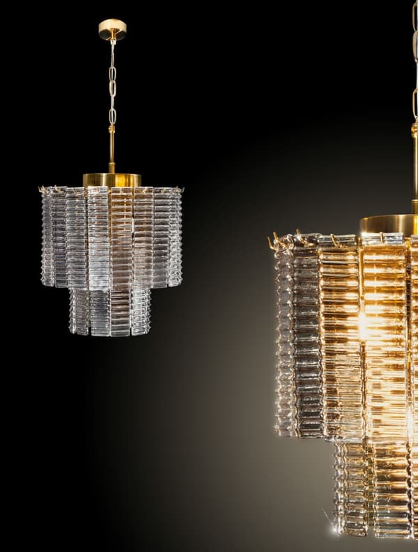 LAMPA DAHLIA (02) FI 32 X 40 CM GULD